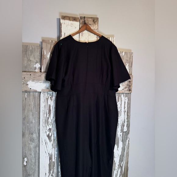 Kiyonna Charisma Crepe Jumpsuit Black size 1X NWT - Picture 12 of 13